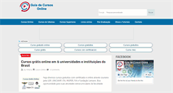 Desktop Screenshot of guiadecursosonline.com